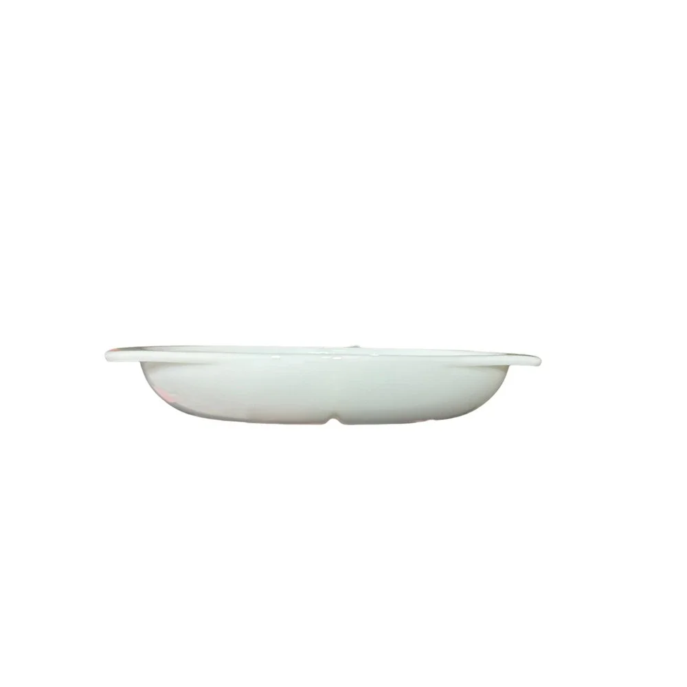 Pyrex 1063 White Milk Glass Divided Oval Serving Dish 1.5 Qt Vintage USA Made